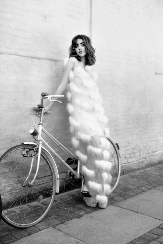 vestito di pelliccia lady fur