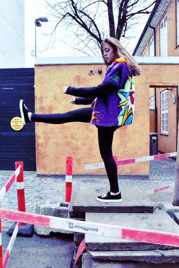 pelliccia colorata lady fur da kick per imagine talents