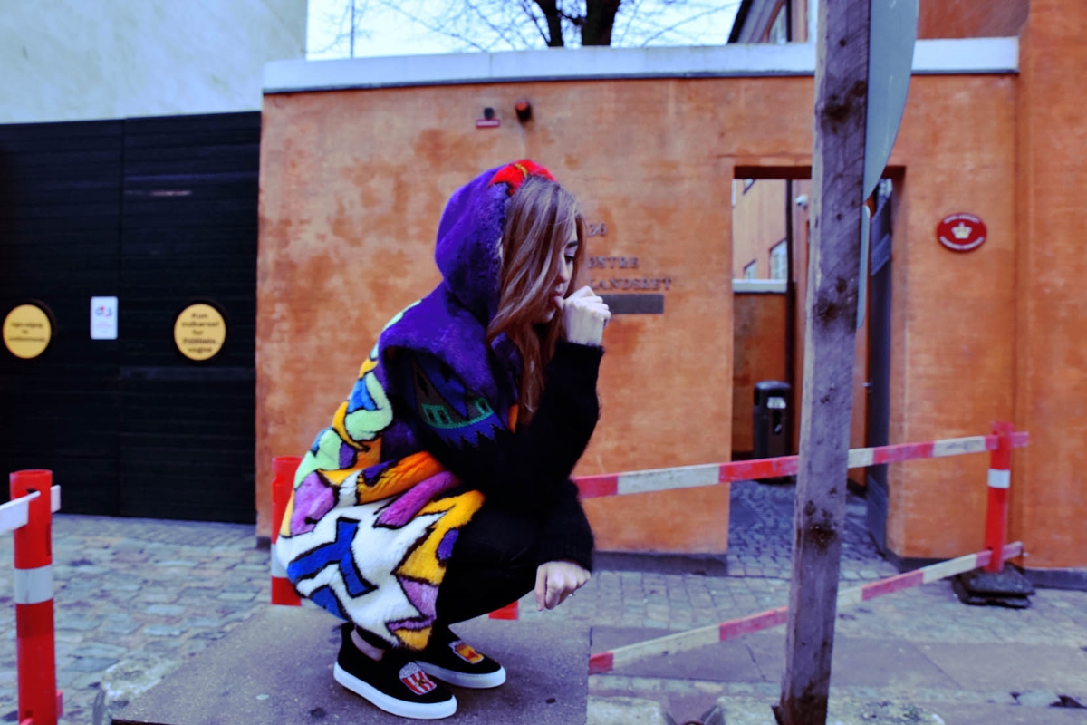 pelliccia colorata lady fur da kick per imagine talents