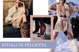 stivali in pelliccia