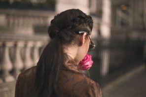 lady fur giacca di pitone e pelliccia