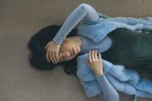 Pellicce Economiche azzurre