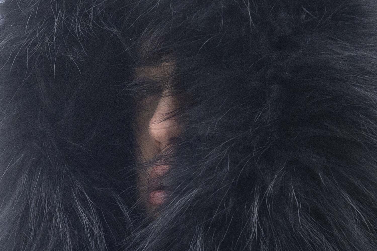 mr & mrs italy parka pelliccia