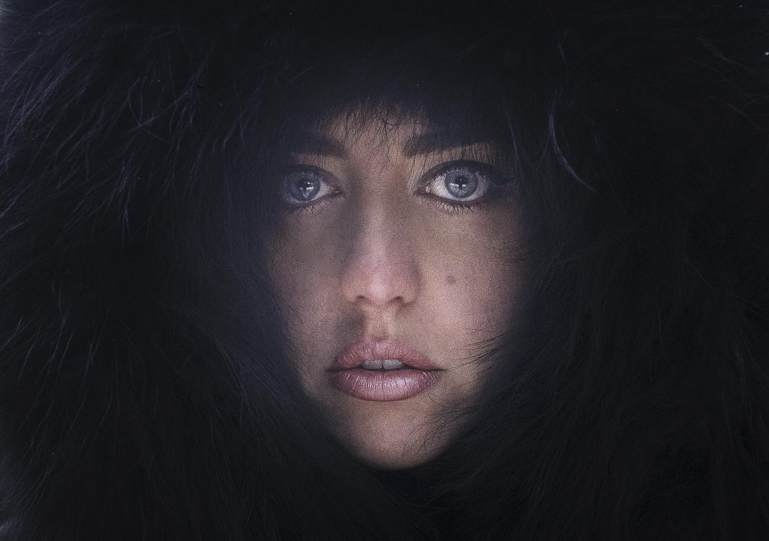 mr & mrs italy parka pelliccia